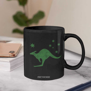Australia Kangaroo with Federation Star Aussie Roots Coffee Mug TS11 Print Your Wear