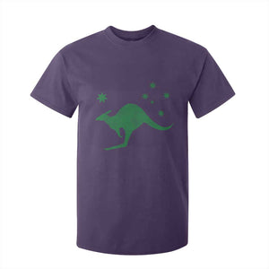 Australia Kangaroo with Federation Star Aussie Roots T Shirt For Kid TS11 Purple Print Your Wear