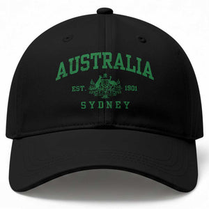 Australia Sydney Est 1901 Baseball Cap Commonwealth Vintage Crest