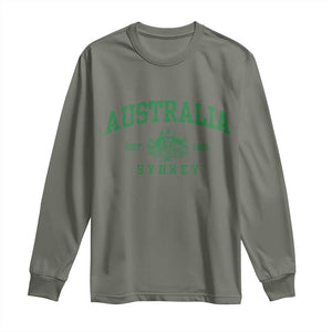 Australia Sydney Est 1901 Long Sleeve Shirt Commonwealth Vintage Crest