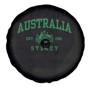 Australia Sydney Est 1901 Spare Tire Cover Commonwealth Vintage Crest