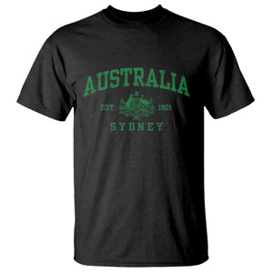 Australia Sydney Est 1901 T Shirt Commonwealth Vintage Crest