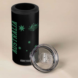 Australia Vintage Federation Star Aussie Coat of Arms 4 in 1 Can Cooler Tumbler