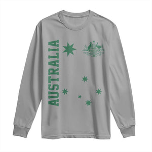 Australia Vintage Federation Star Aussie Coat of Arms Long Sleeve Shirt