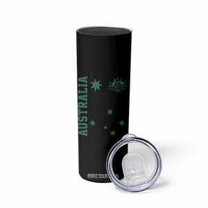 Australia Vintage Federation Star Aussie Coat of Arms Skinny Tumbler
