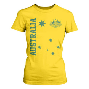 Australia Vintage Federation Star Aussie Coat of Arms T Shirt For Women