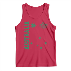 Australia Vintage Federation Star Aussie Coat of Arms Tank Top