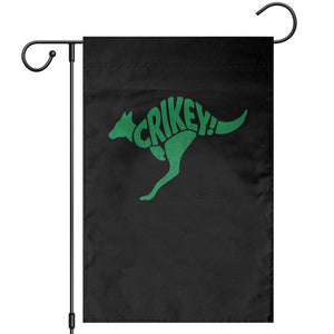 Crikey Australian Kangaroo Oz Slang Australia Garden Flag TS11 Black Print Your Wear