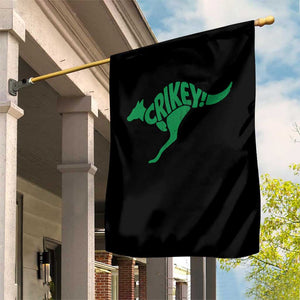 Crikey Australian Kangaroo Oz Slang Australia Garden Flag TS11 Print Your Wear