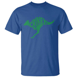 Crikey Australian Kangaroo Oz Slang Australia T Shirt TS11 Royal Blue Print Your Wear