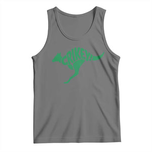 Crikey Australian Kangaroo Oz Slang Australia Tank Top TS11 Black Heather Print Your Wear