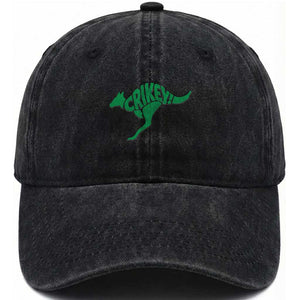 Crikey Australian Kangaroo Oz Slang Australia Washed Cotton Baseball Cap TS11 Print Your Wear