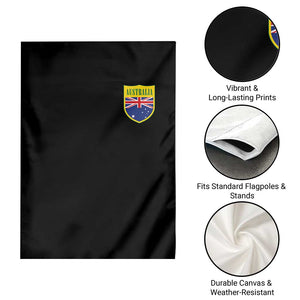Australia Football Crest Australian Flag Pride Sporty Athletic Jersey Garden Flag TS11 Print Your Wear