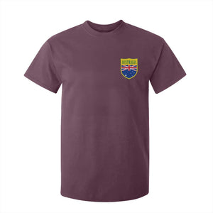 Australia Football Crest Australian Flag Pride Sporty Athletic Jersey T Shirt For Kid TS11 Maroon Print Your Wear