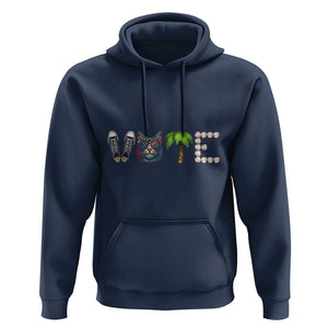 Funny Vote For Kamala Hoodie Voter Rights Shoes Cat Coconut Tree Pearls TS11 Navy Print Your Wear