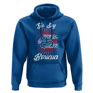 Yo Soy Boricua Hoodie Puerto Rico Flag Hispanic Heritage Month Taino TS11 Royal Blue Print Your Wear