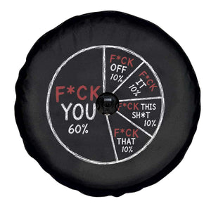 Funny Fck You Pie Chart Spare Tire Cover Math Sarcastic Humor TS11 Print Your Wear