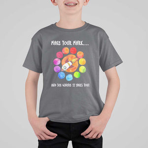International Dot Day T Shirt For Kid Make Your Mark See Where It Takes Colorful Dot Rocket TS11 Charcoal Print Your Wear