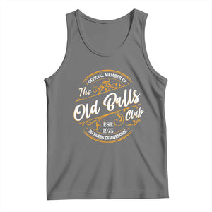 Funny 50th Birthday Tank Top Official Member Of The Old Ball Clubs Gen X TS11 Black Heather Print Your Wear