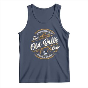 Funny 50th Birthday Tank Top Official Member Of The Old Ball Clubs Gen X TS11 Navy Print Your Wear