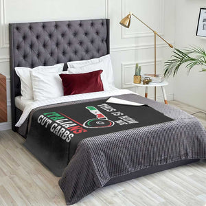 Funny This Is How We Italians Cut Carbs Throw Blanket Italian American Pizza Slice TS11 Print Your Wear