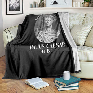 Funny Julius Caesar Throw Blanket What Are You Gonna Do Stab Me Roman History TS11 Print Your Wear