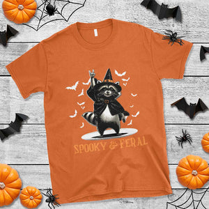 Funny Spooky And Feral Raccon Halloween T Shirt Racoon Lover TS11 Orange Print Your Wear
