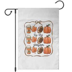 Tis The Season Fall Thanksgiving Garden Flag American Football Pumpkin TS11 White Print Your Wear