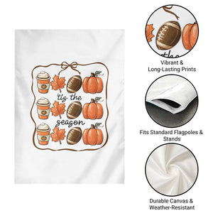 Tis The Season Fall Thanksgiving Garden Flag American Football Pumpkin TS11 Print Your Wear