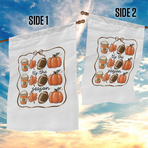 Tis The Season Fall Thanksgiving Garden Flag American Football Pumpkin TS11 Print Your Wear