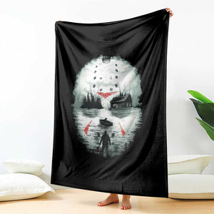 Halloween Jason Hockey Mask Friday 13th Slasher Throw Blanket TS11 Print Your Wear