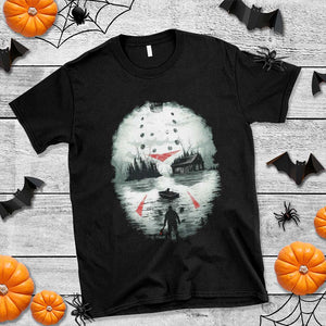 Halloween Jason Hockey Mask Friday 13th Slasher T Shirt TS11 Black Print Your Wear