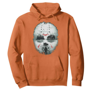 Halloween Jason Hockey Mask Friday 13th Slasher Hoodie TS11 Orange Print Your Wear