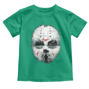 Halloween Jason Hockey Mask Friday 13th Slasher Toddler T Shirt TS11 Irish Green Print Your Wear