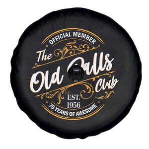 70th Birthday Est 1956 Spare Tire Cover Official Member Of The Old Ball Clubs
