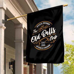 60th Birthday Est 1966 Garden Flag Official Member Of The Old Ball Clubs