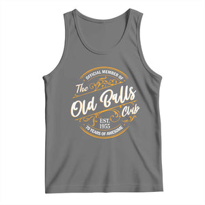 Funny 70th Birthday Tank Top Official Member Of The Old Ball Clubs Baby Boomers TS11 Black Heather Print Your Wear