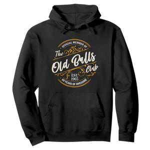 Funny 60th Birthday Hoodie Official Member Of The Old Ball Clubs Gen X TS11 Black Print Your Wear