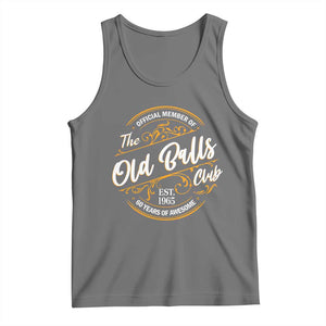 Funny 60th Birthday Tank Top Official Member Of The Old Ball Clubs Gen X TS11 Black Heather Print Your Wear