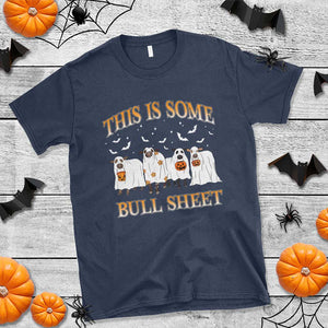 Funny Halloween T Shirt This Is Some Bull Sheet Farm Cow Bat TS11 Navy Print Your Wear