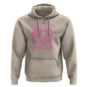 Halloween LGBT Hoodie All The Cool Witches Are Lesbians Spooky Season TS11 Sand Print Your Wear