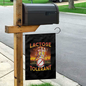 Funny Lactose Tolerant Garden Flag Ironic Sarcastic Funny Humor Cringe Meme TS11 Print Your Wear