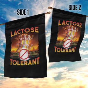 Funny Lactose Tolerant Garden Flag Ironic Sarcastic Funny Humor Cringe Meme TS11 Print Your Wear