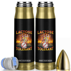 Funny Lactose Tolerant Bullet Tumbler Ironic Sarcastic Funny Humor Cringe Meme TS11 Black Print Your Wear