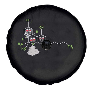 Cannabis Weed Spare Tire Cover Molecule THC Marijuana Stoner TS11 Print Your Wear