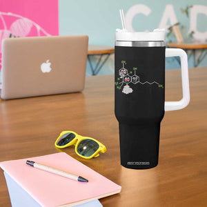 Cannabis Weed Tumbler With Handle Molecule THC Marijuana Stoner TS11 Print Your Wear