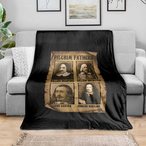 Thanksgiving Pilgrim Fathers Throw Blanket Plymouth Colony Massachusetts History TS11 Print Your Wear