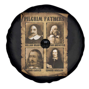 Thanksgiving Pilgrim Fathers Spare Tire Cover Plymouth Colony Massachusetts History TS11 Print Your Wear