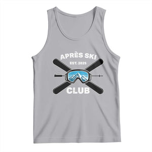 Apres Ski Club 2025 Tank Top Skiing Winter Sport Mountain TS11 Athletic Heather Print Your Wear