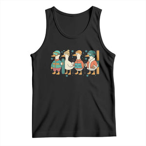 Funny Ski Snowboard Goose Tank Top Up To Snow Good Winter Sport TS11 Black Print Your Wear